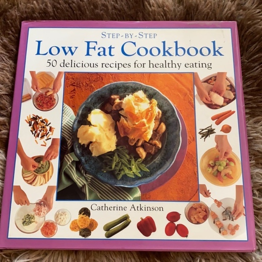 Step-By-Step Low Fat Cookbook hardcover book